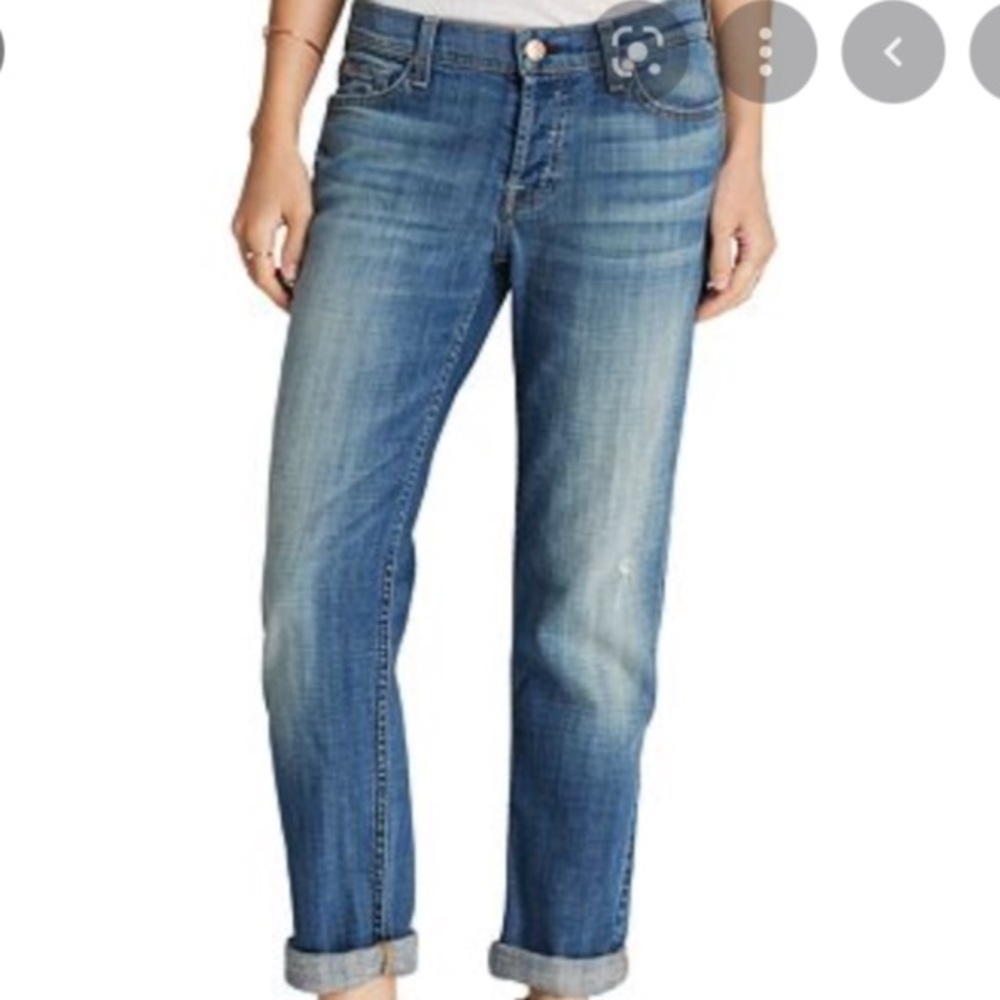 7 For All Mankind Josefina Skinny Boyfriend jeans 27